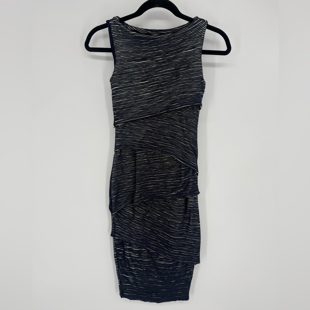Bailey 44 Navy Striped Dress - Picture 2 of 5